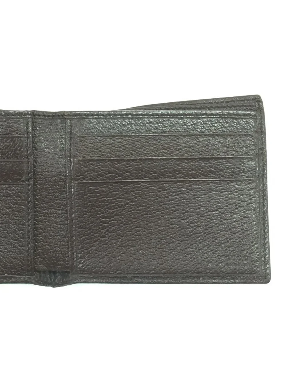 Gucci Bifold Wallet Leather Brown